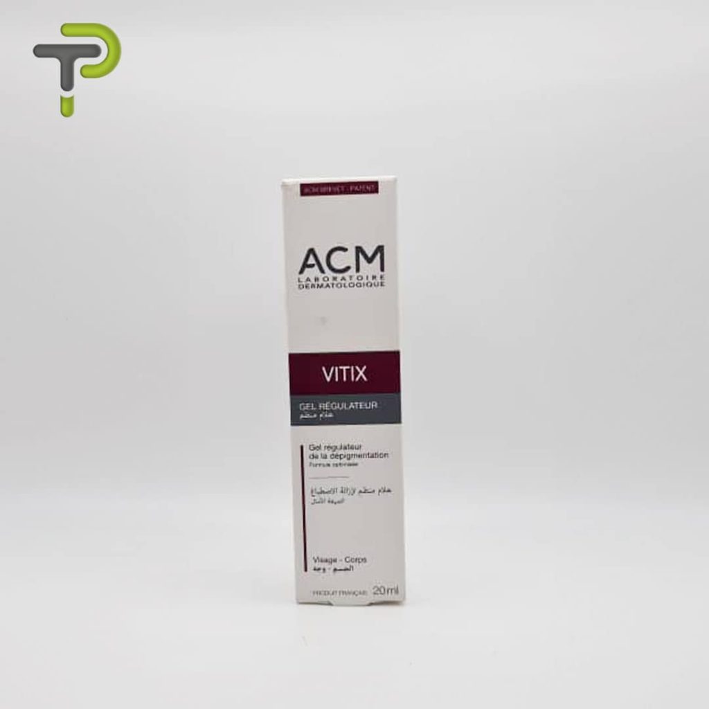 Le Gel ACM Vitix régule la pigmentation