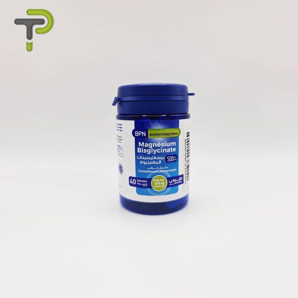 BPN (BIOPHYTONUTRIAL) Magnésium Bisglycinate 500 : Une forme hautement absorbable de magnésium pour soutenir votre santé.