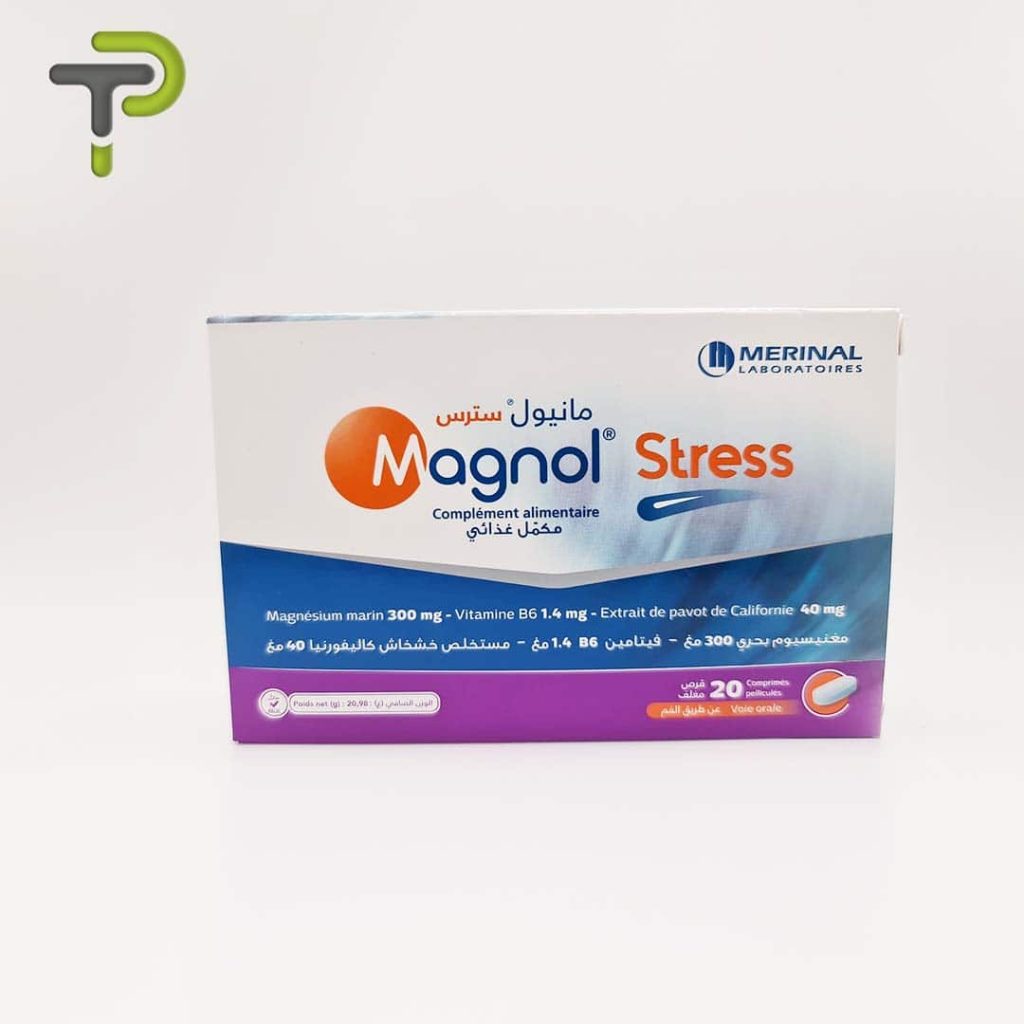Magnol Stress de Merinal Laboratoires est un complément alimentaire qui aide à gérer le stress et favorise le bien-être mental.
