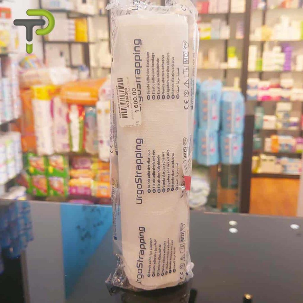 une bande adhésive élastique