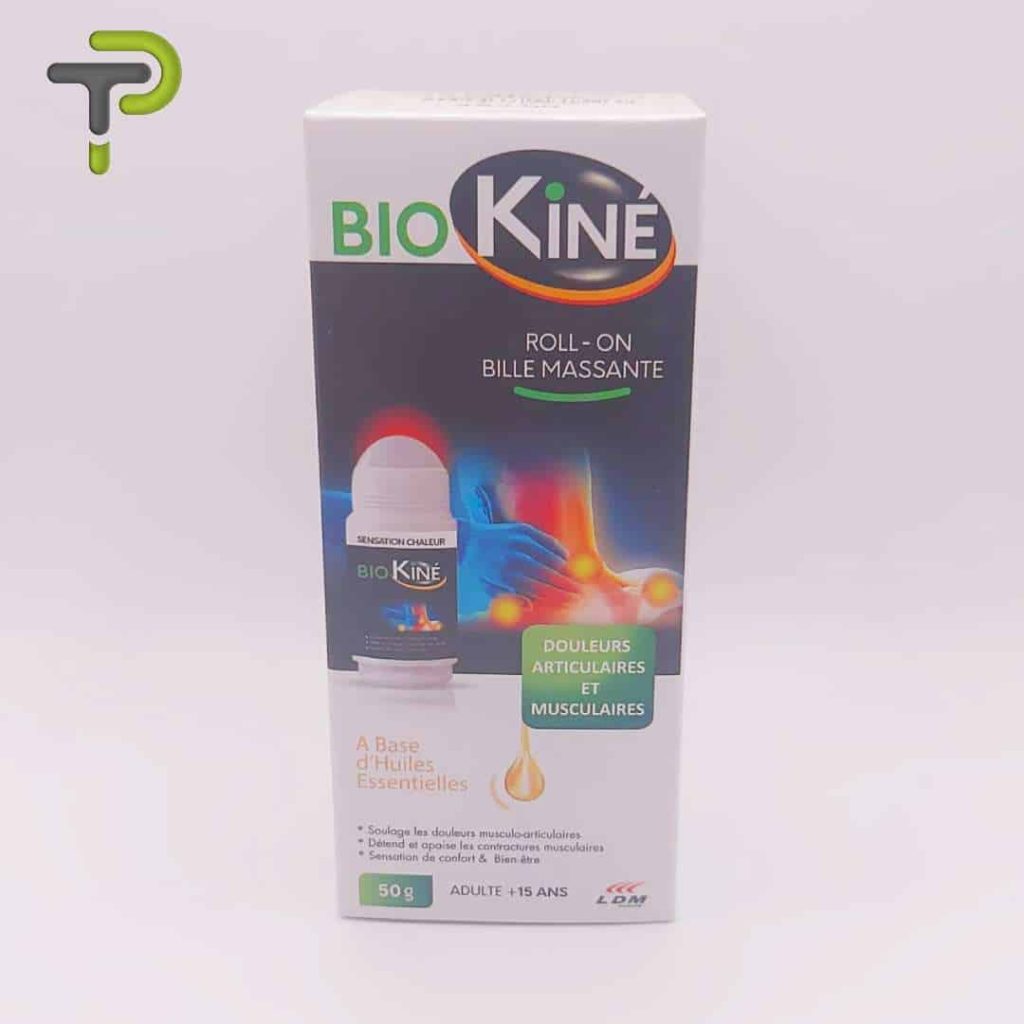 BIO KINE Roll-On Billes Massantes - Sensation Chaleur Soulagement rapide des douleurs musculaires avec une sensation de chaleur apaisante.