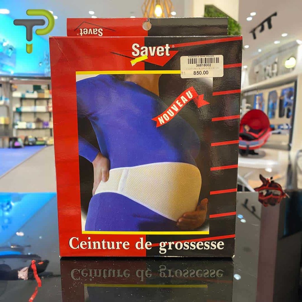 pour soutenir l'abdomen pendant la gestation