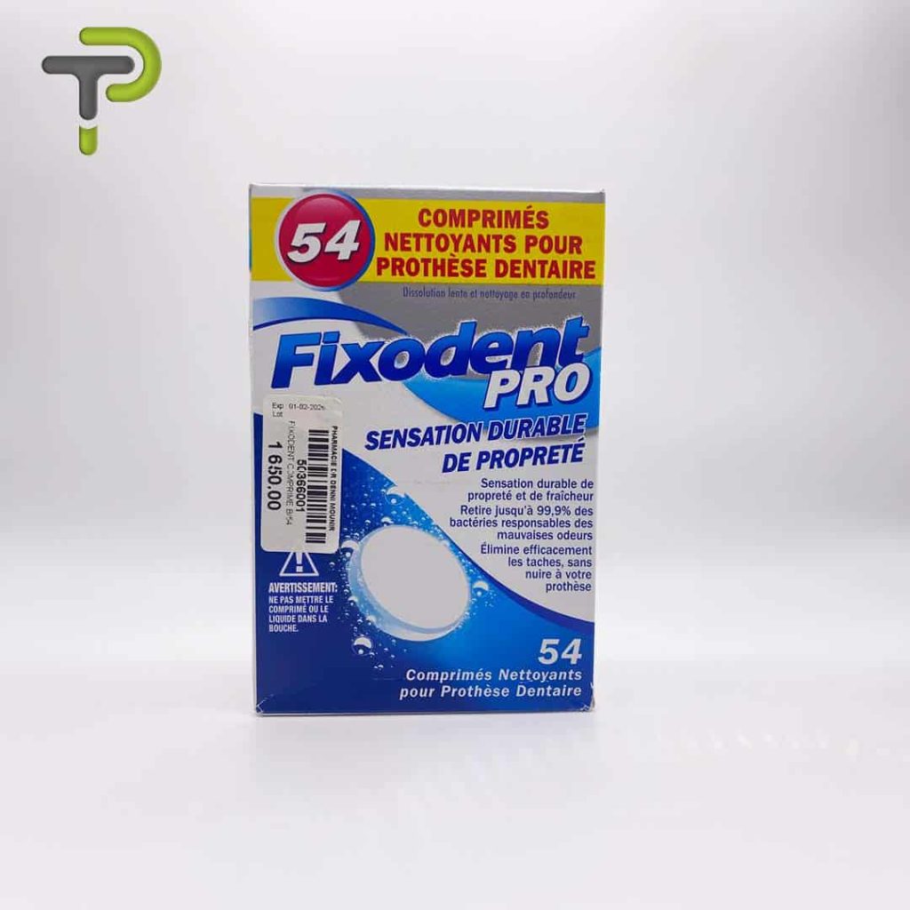 Comprimés Nettoyants pour Prothèse Dentaire Fixodent Pro les comprimés nettoyants pour prothèse dentaire