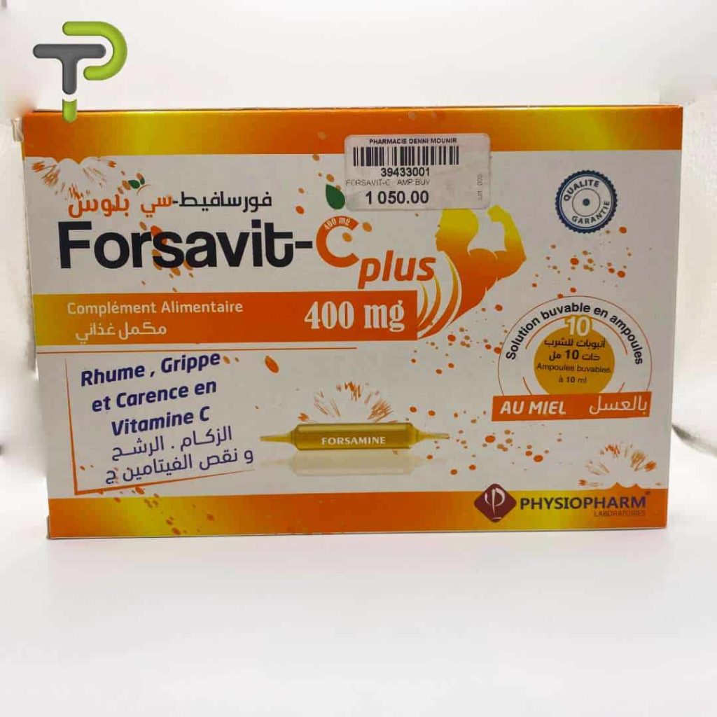 Forsavit-C Ampoules Buvables Renforcez votre immunité avec les ampoules buvables