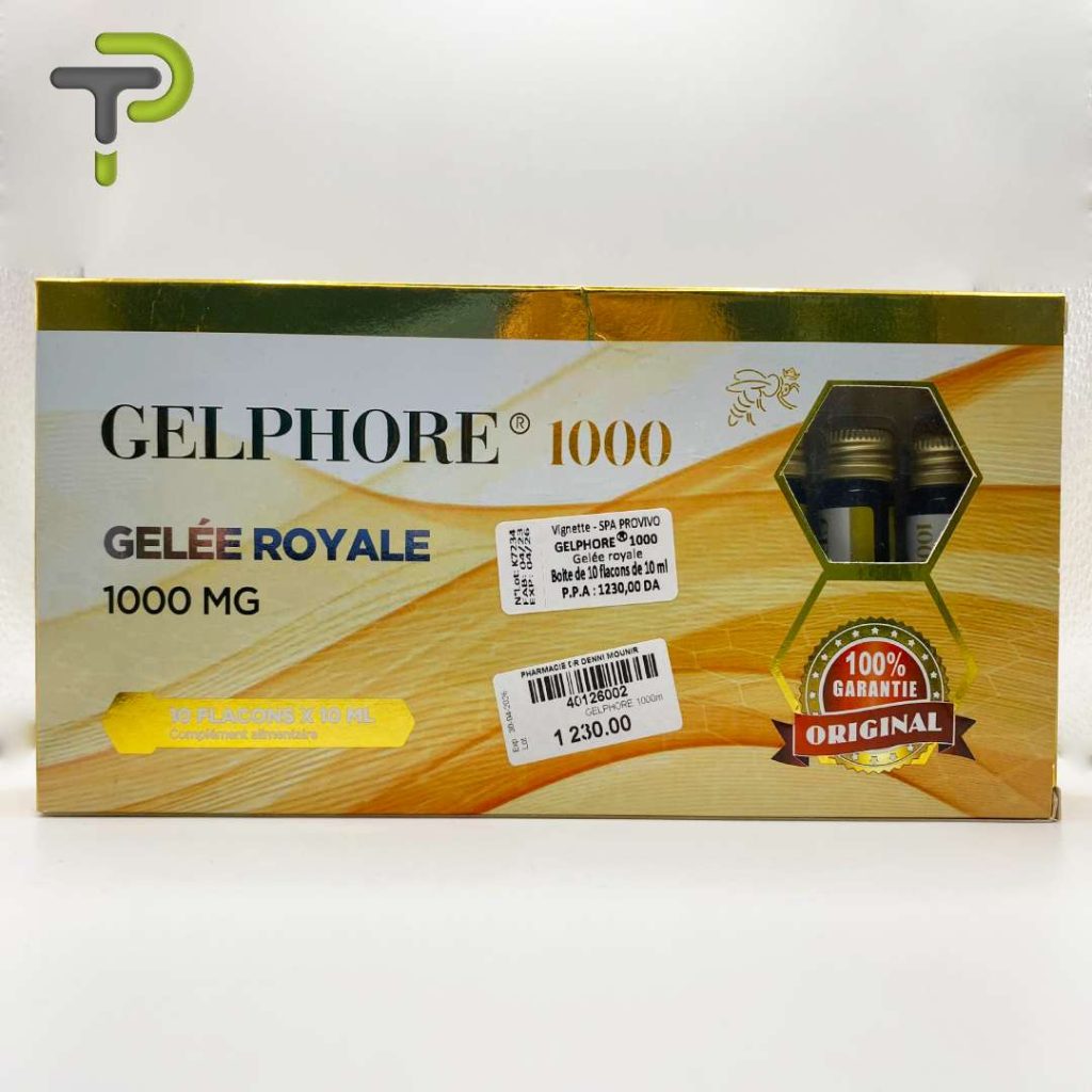 gelphore Gelée royale concentrée pour la vitalité.