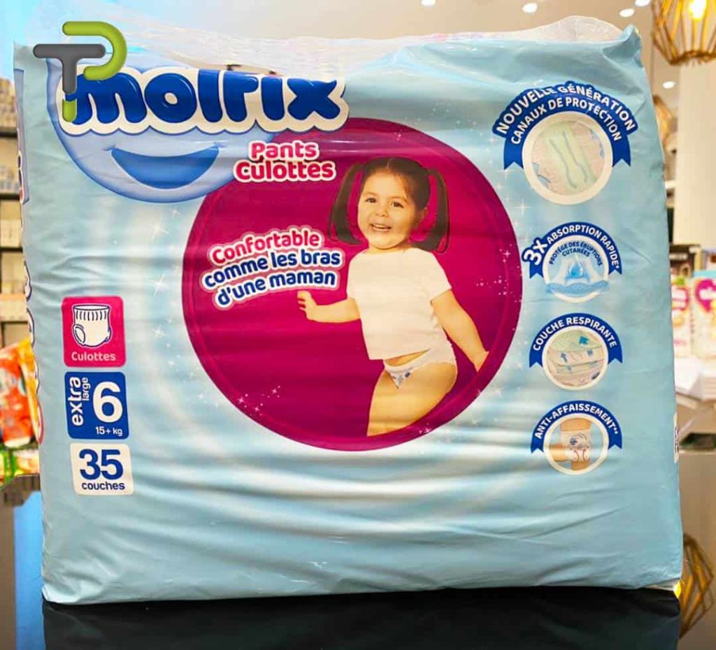 Pack de Pants culottes Molfix taille extra large