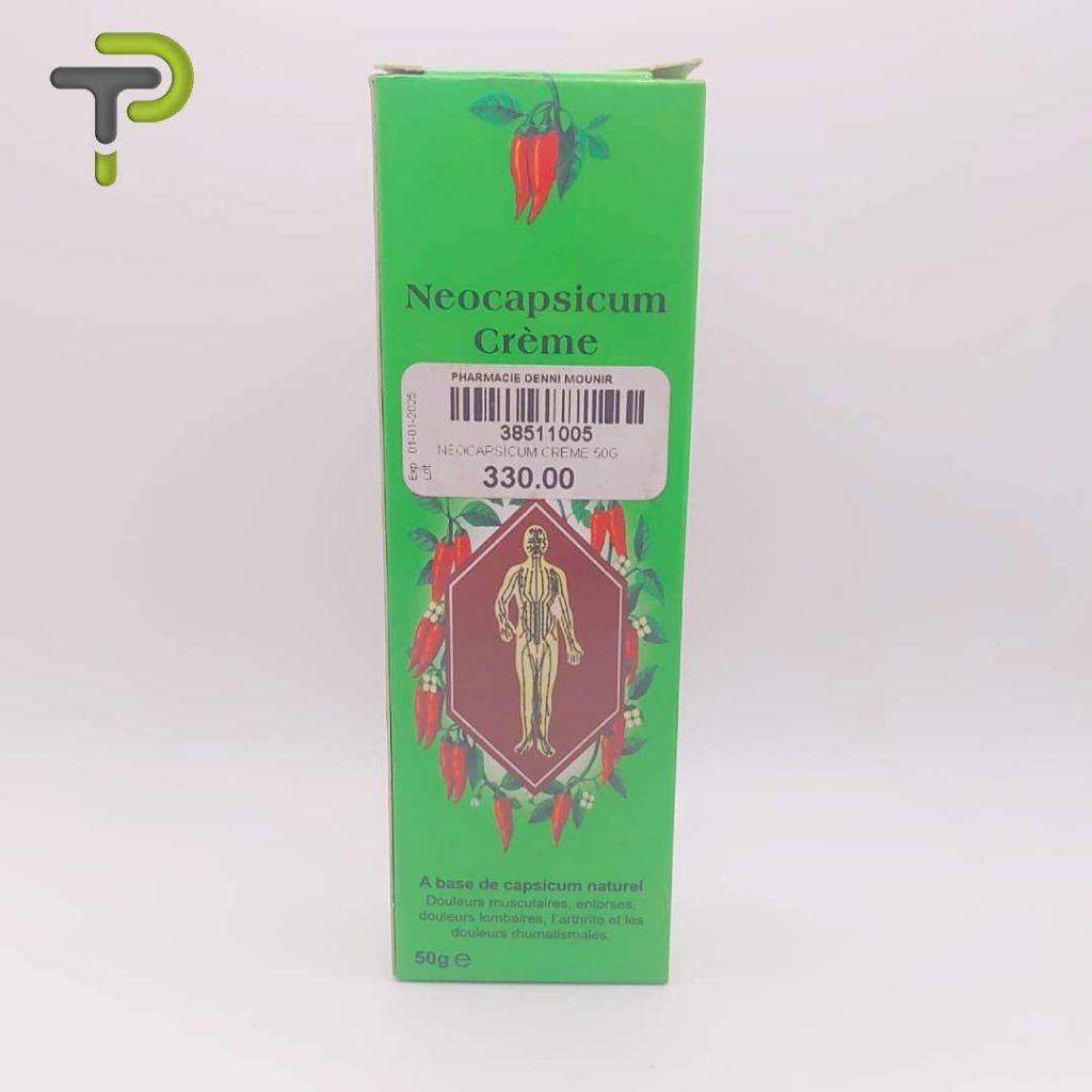 Neocapsicum Crème Soulagement rapide des douleurs musculaires