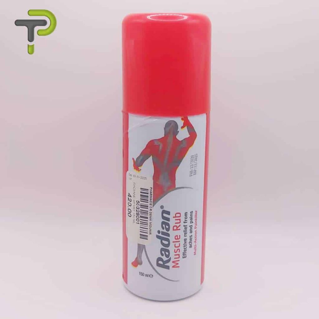Radian Muscle Rub Soulagement efficace des douleurs musculaires