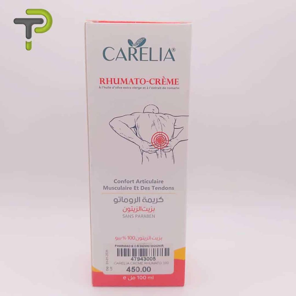 Carelia Rhumato-Crème Soulage les douleurs articulaires