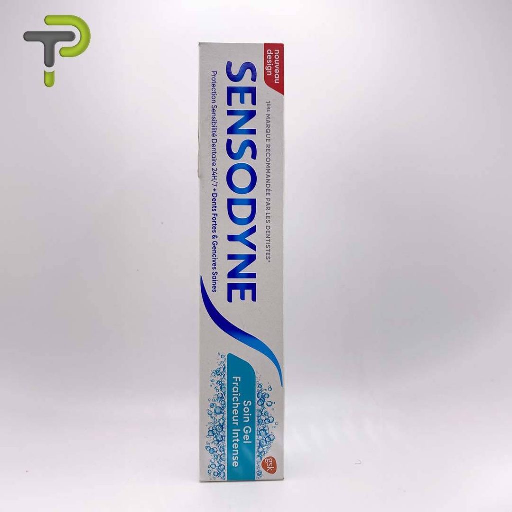 Dentifrice Sensodyne pour une protection 24h/7 contre la sensibilité dentaire et une fraîcheur durable.