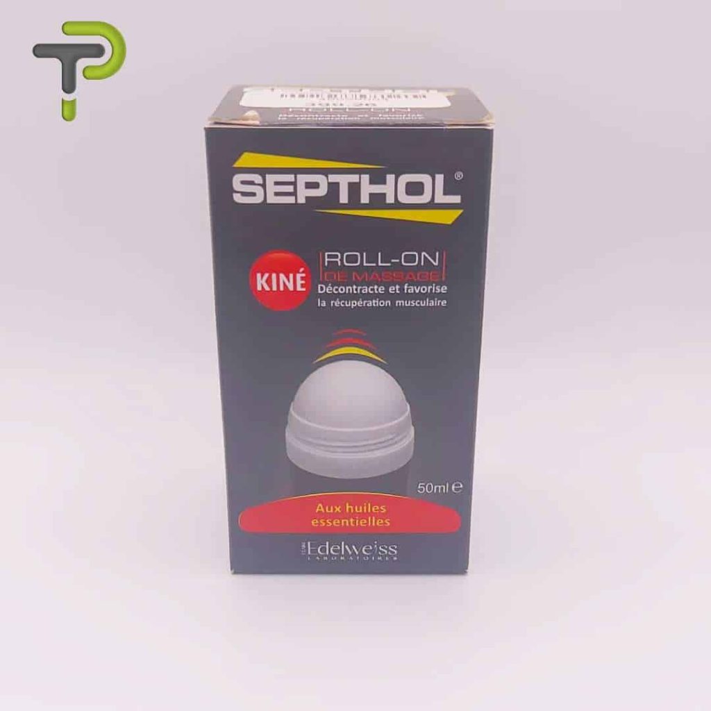 SEPTHOL KINÉ Roll-On de Massage Décontraction musculaire et récupération favorisée.