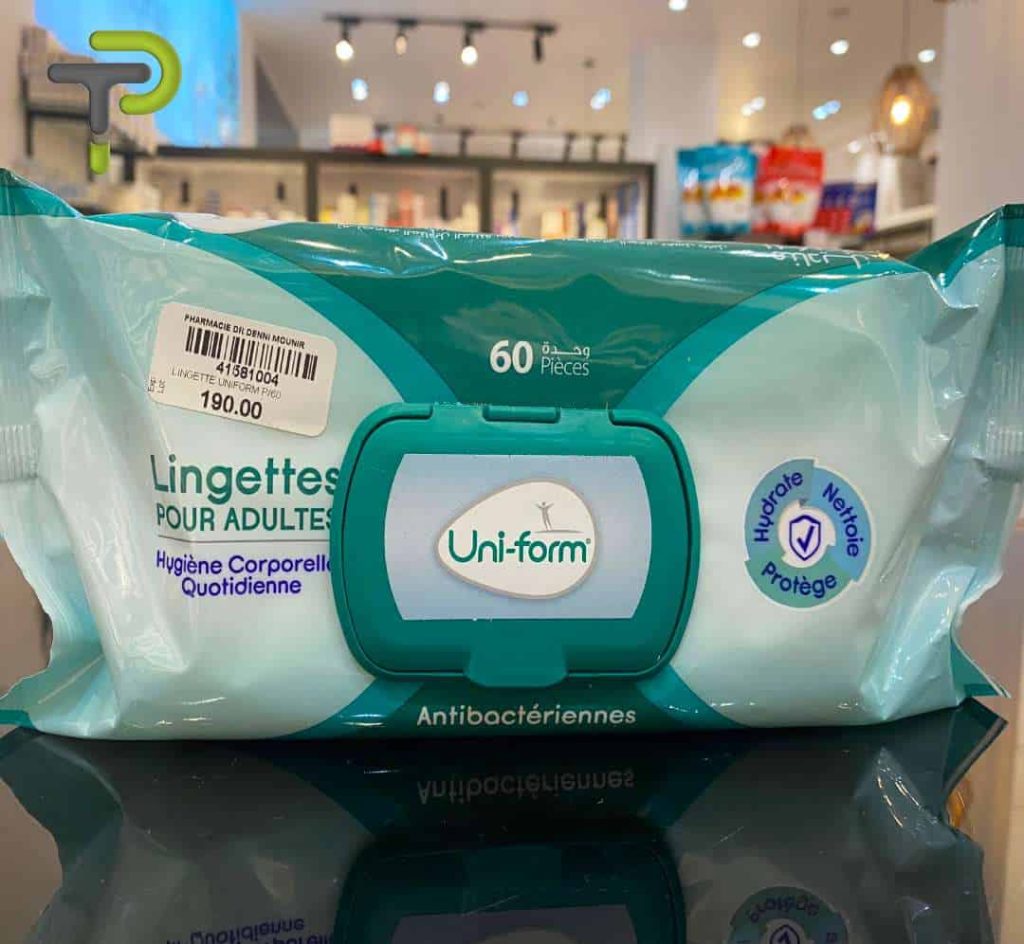 Lingettes pour adultes Uni-form une hygiène corporelle quotidienne pratique et efficace