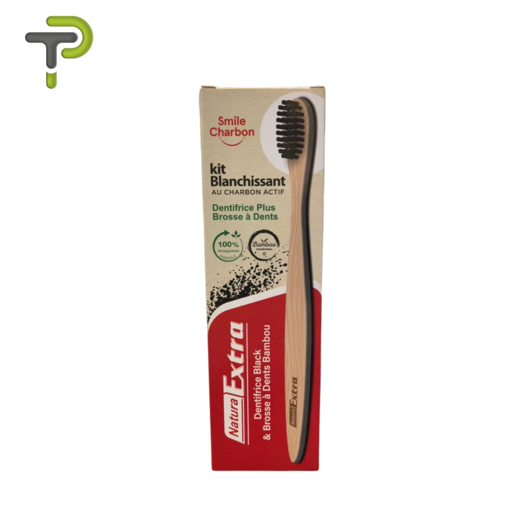 Smile Charbon – Dentifrice & Brosse en Bambou - Pharmacie DZ