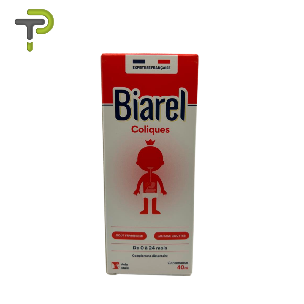 Biarel Coliques – Gouttes Lactase Framboise-PharmacieDZ